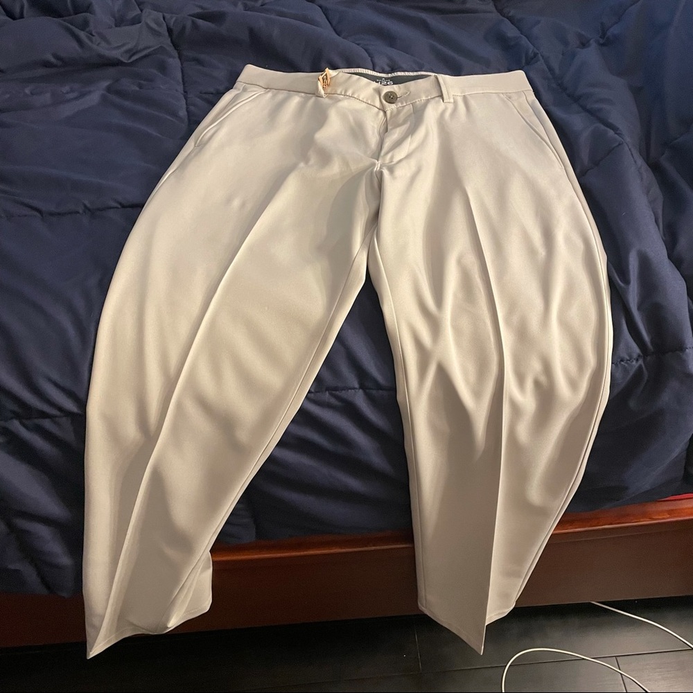 Cream Haggar Dress Pants